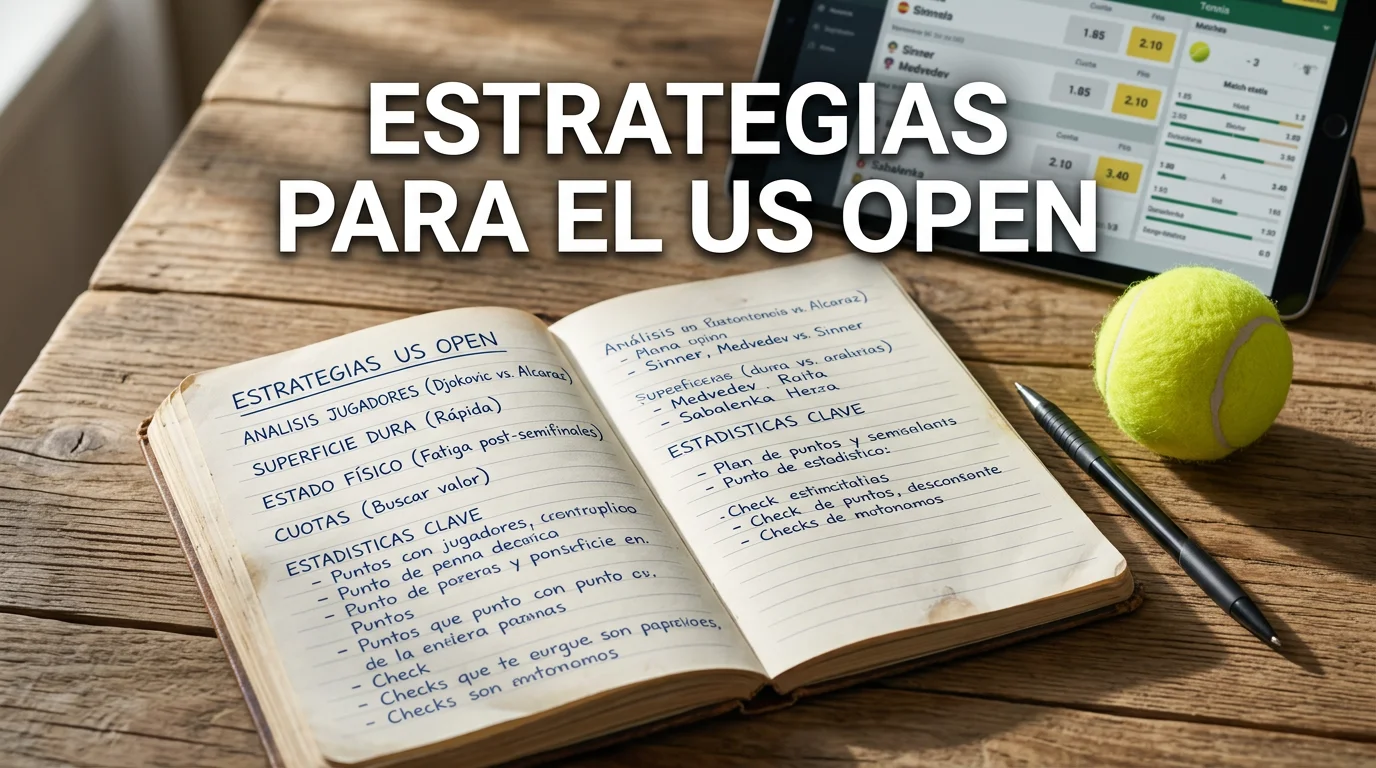 Estrategias de apuestas en el US Open de tenis sobre pista dura